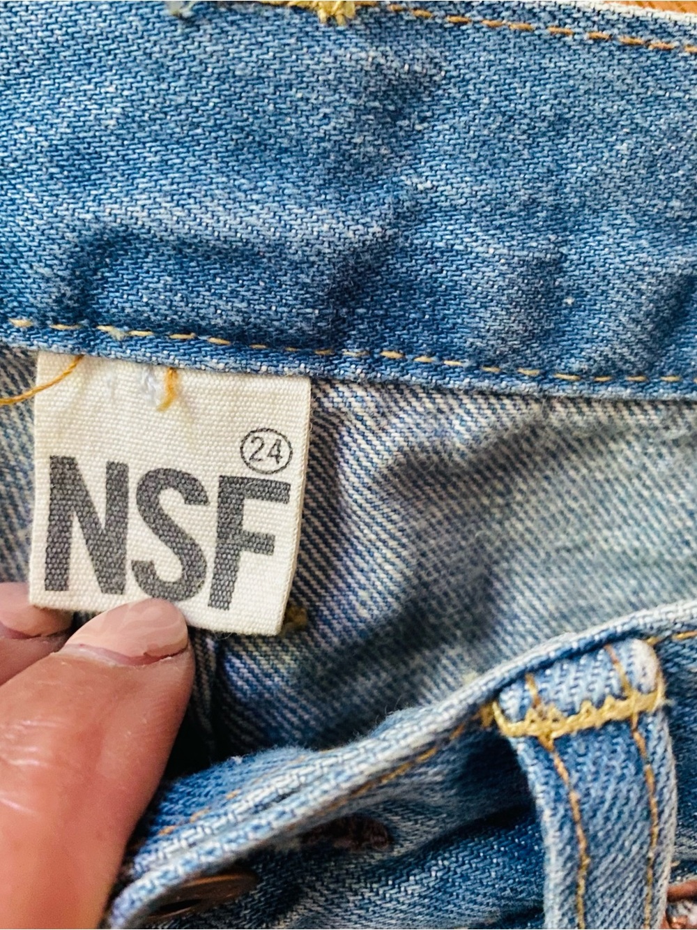 NSF Light Blue Denim Jeans - Classic Wash - Picture 5 of 8